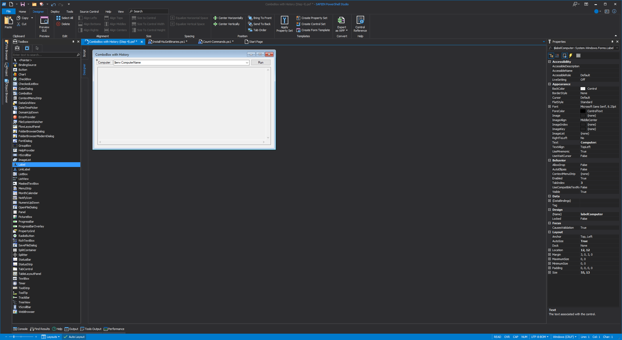 PowerShell Studio The Most Powerful PowerShell GUI Designer and